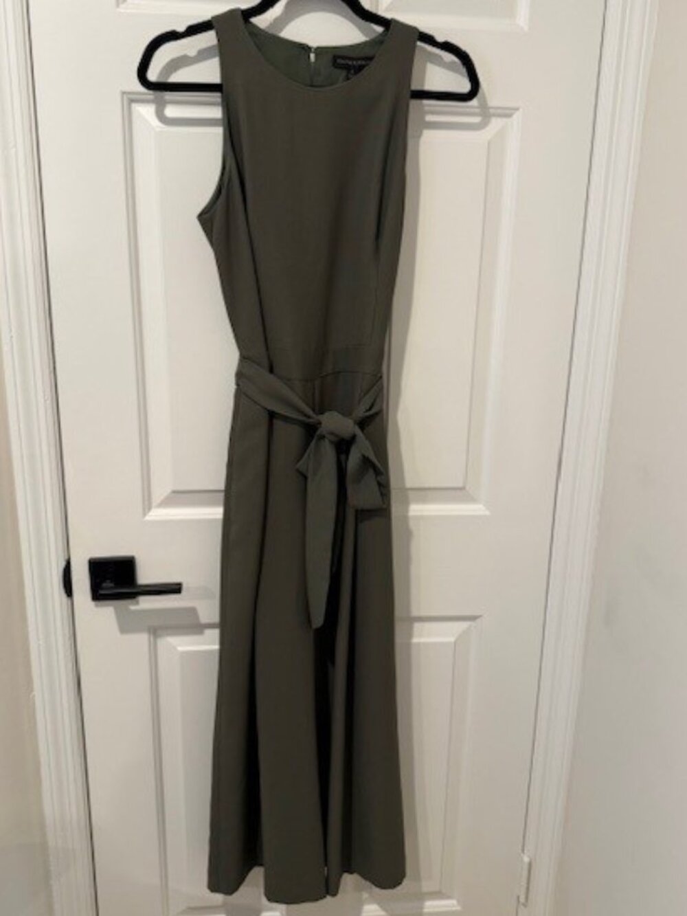 Banana Republic Olive Green Wide-Leg Jumpsuit
